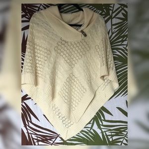 Knitted poncho